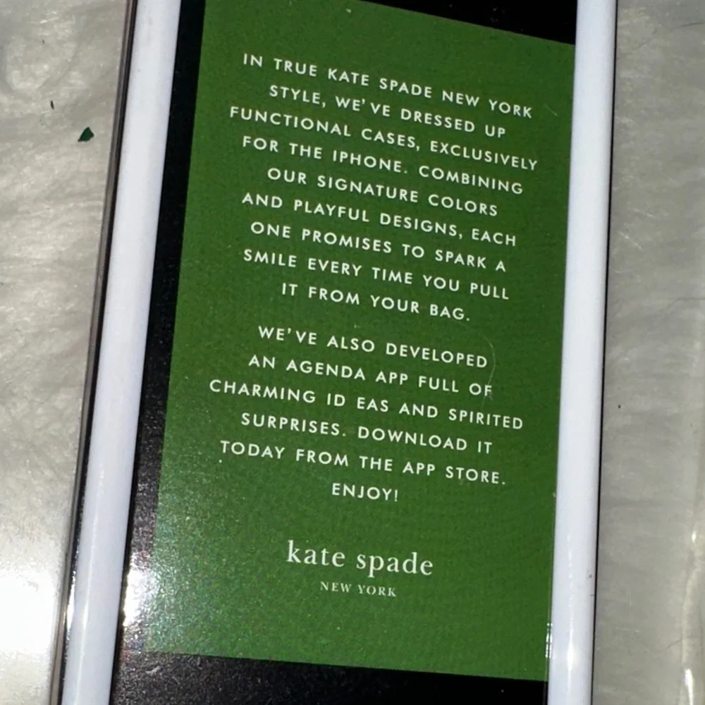💗KATE SPADE Hard Cover IPhone 5 Cell Phone Case NWOT